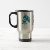 De Voyage Bleu Dragon Cartoon Travel Mug (Gauche)