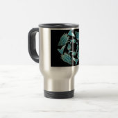 De Voyage Bleu Poisson Cerclant Mug (Devant gauche)
