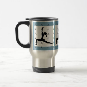 De Voyage Blue Yoga Design Voyage/banlieue Mug : Café Mug