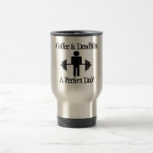 De Voyage Bodybuilder Coffe et Deadlifter Mug (Centre)