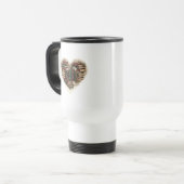 De Voyage Book Lover Heart Mug (Devant gauche)