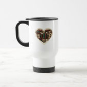 De Voyage Book Lover Heart Mug (Gauche)