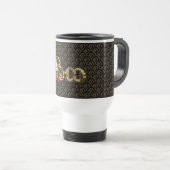 De Voyage Bougie Boo Halloween Mug (Devant droit)