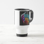 De Voyage "Break Free" Travel Coffee Mug (Devant droit)