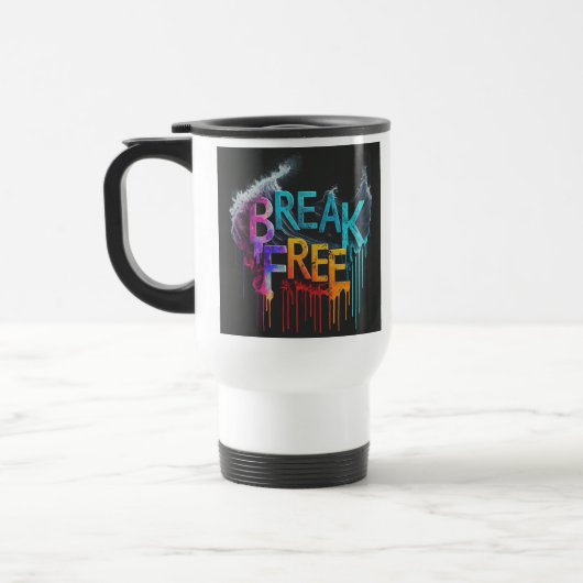 De Voyage "Break Free" Travel Coffee Mug (Gauche)
