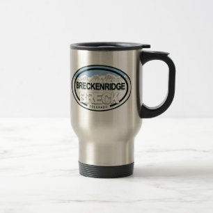 De Voyage Breckenridge Colorado Mountain Tag Mug