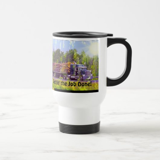 De Voyage Camionneurs Café Pause-Boire Mug (Droite)