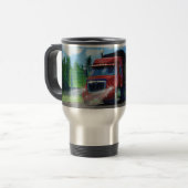 De Voyage Camions Big Rig Cargo Camion Coffee Mug (Devant gauche)