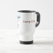 De Voyage Camp Chic Travel Mug (Devant droit)