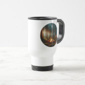 De Voyage Camper Travel Mug With A Camping Site (Devant droit)