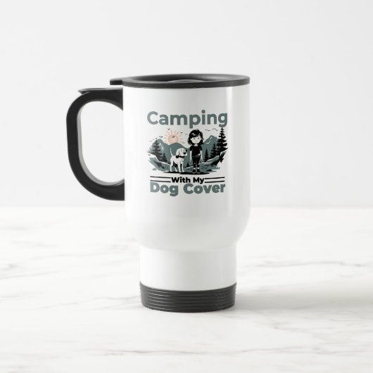 De Voyage Camping avec My Dog Coffee Mug (Gauche)