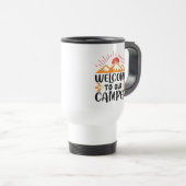 De Voyage Camping Travel Mug (Devant droit)
