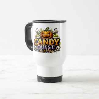 De Voyage Candy Quest App 'Knock' Logo Travel Mug