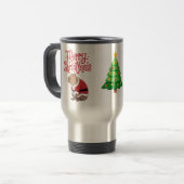 De Voyage Capybara Père Noël Mug (Devant gauche)