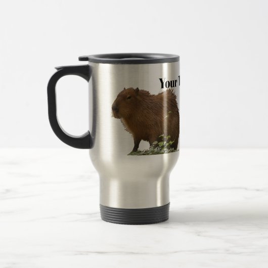 De Voyage Capybara Travel Mug (Gauche)