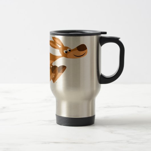 De Voyage Caricature très rapide Kangaroo Mug (Droit)