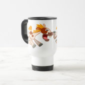 De Voyage Cartoon animé Pinto Horse Commuter Mug (Devant gauche)