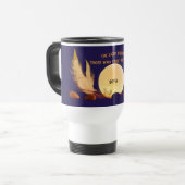 De Voyage Celestial Wisdom Blue Travel Mug (Devant gauche)