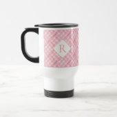 De Voyage CHECK ROSE QUILT Travel Mug + Initial (Gauche)