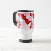 De Voyage Coeur romantique Décor Mug (Devant gauche)
