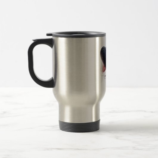 De Voyage Coeurs enchaînés Mug (Gauche)
