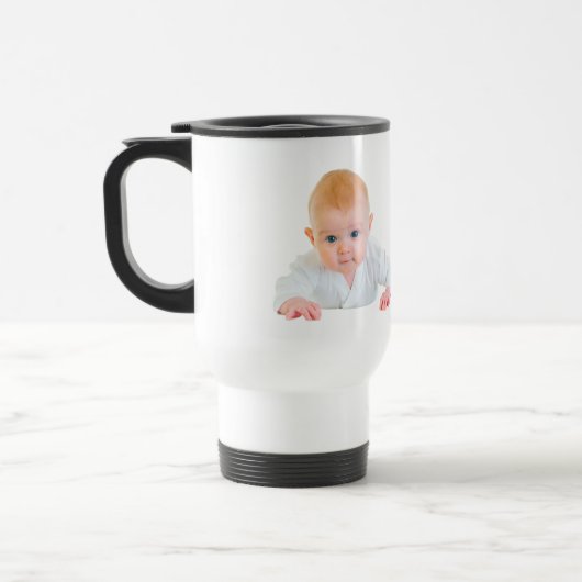 De Voyage Concevez votre propre bébé Photo Mug (Gauche)