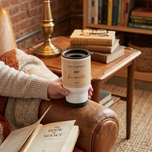De Voyage Cozy Reading Corner Travel Mug  15oz