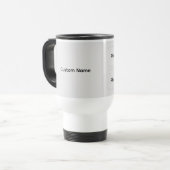 De Voyage Custom Photo Thermal Mug – Personalized Name Gift (Devant gauche)