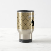 De Voyage Custom Scottish Terrier Travel Coffee Mug Cadeau (Centre)