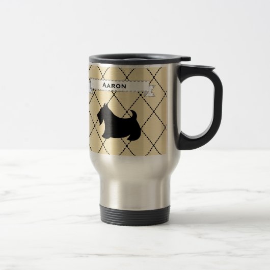 De Voyage Custom Scottish Terrier Travel Coffee Mug Cadeau (Droit)