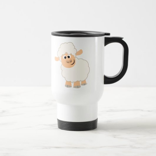 De Voyage Cute caricature mouton Commuter Mug (Droite)