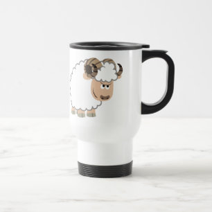 De Voyage Cute Confiance Cartoon Ram Commuter Mug