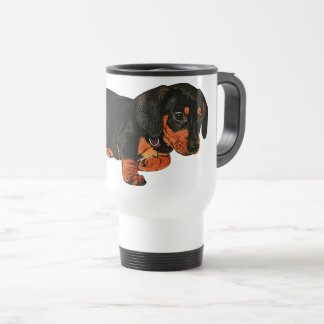 De Voyage Cute Little Dachshund Design Travel Mug
