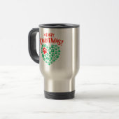 De Voyage Dachshund Christmas Coffee Mug (Devant gauche)