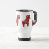 De Voyage Dala Horse Travel Mug (Devant droit)
