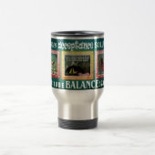 De Voyage devise slogans papillons mug vert 12 étapes (Centre)