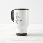 De Voyage Docteur Stick Figure Mug (Devant gauche)