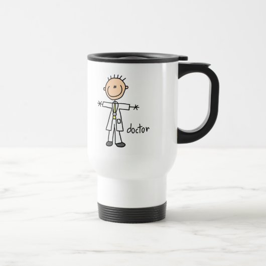De Voyage Docteur Stick Figure Mug (Droite)