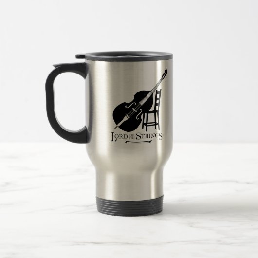 De Voyage Double Basse Lord of the Strings Travel Mug (Gauche)
