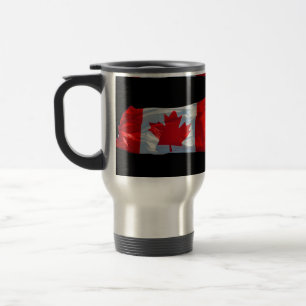De Voyage Drapeau canadien Feuille d'érable - Mug patriotiqu