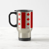 De Voyage Drapeau canadien motif mug (Gauche)