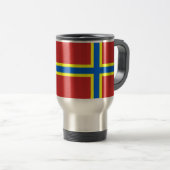 De Voyage Drapeau d'Orkney Travel Mug (Devant droit)