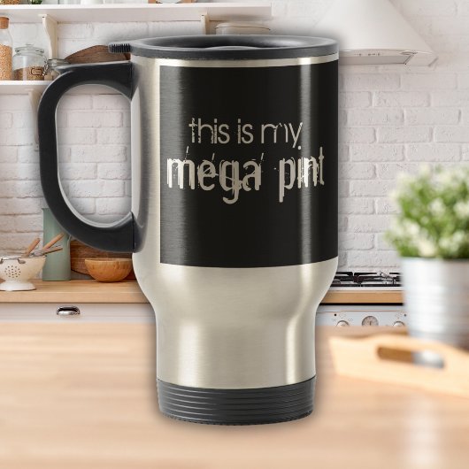 De Voyage Drôle Ceci est ma Mega Pint Travel Mug