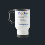 De Voyage Drôle personnalisé Meilleur docteur Mug cadeau<br><div class="desc">Customisez cette drôle de coutume meilleure tasse cadeau docteur pour faire un cadeau qu'ils vont aimer. Un grand cadeau pour les médecins. RX Mugs - exactement ce que le Dr a commandé!</div>