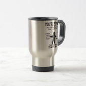 De Voyage Drôle poupée vaudou Mug (Devant droit)