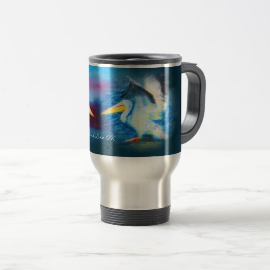 De Voyage duo pélicans 19 mug (Devant droit)