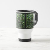De Voyage Élégant verre vert à rideau look Mug (Devant droit)