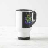 De Voyage "Elevez votre esprit" Travel Coffee Mug (Devant droit)