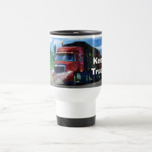 De Voyage Enfants Big Red Cargo Camion Boire Mug