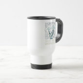 De Voyage "Engineering Blueprint Mug - Conception géométriqu (Devant droit)